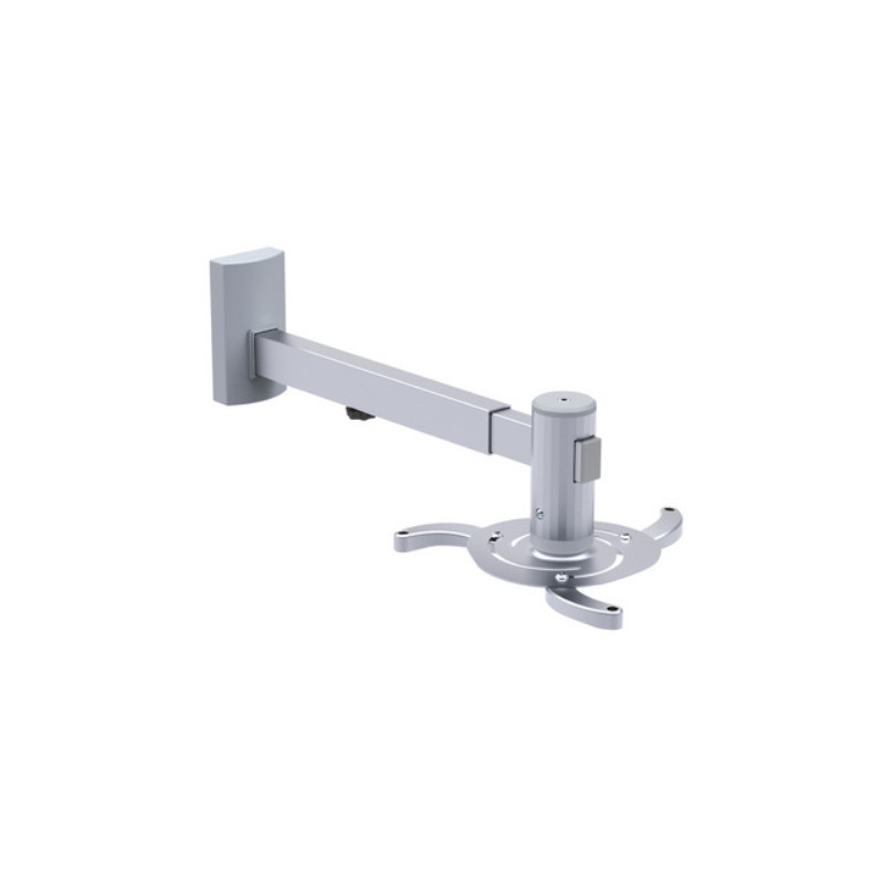 TooQ - Soporte de pared para proyector PJ4015WTN–B - giratorio, inclinable - Plata