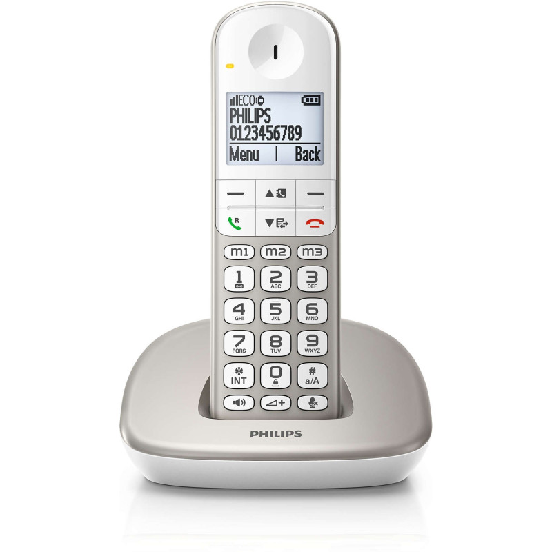 TELEFONO PHILIPS XL490 TECLAS GRANDES COMP. AUDIFO