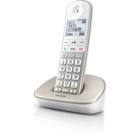 TELEFONO PHILIPS XL490 TECLAS GRANDES COMP. AUDIFO