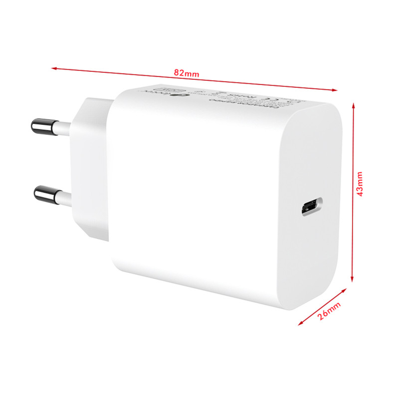 LEOTEC CARGADOR RAPIDO 20W USB C (APPLE Y SAMSUNG