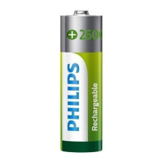 PILAS PHILIPS RECARGABLE R-6 2600MAH PACK 2