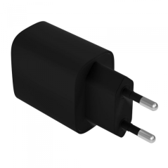 CARGADOR USB LEOTEC 20W NEGRO USB-C - PD 3.0