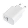 CARGADOR USB LEOTEC 20W BLANCO USB-C - PD 3.0