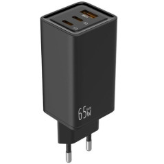 CARGADOR USB LEOTEC 65W NEGRO USB-C - PD