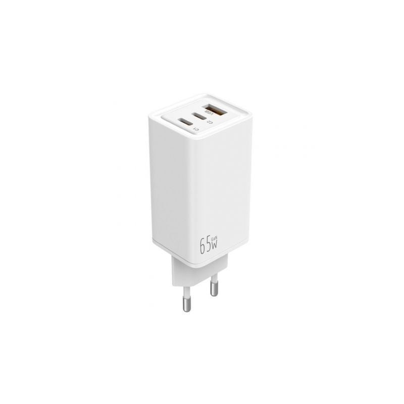 CARGADOR USB LEOTEC 65W BLANCO USB-C - PD