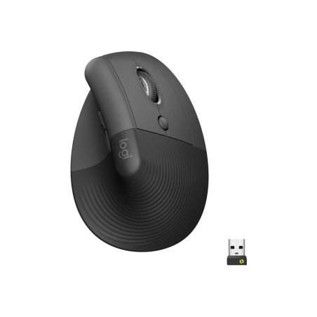 RATON VERTICAL LOGITECH LIFT ERGONOMIC MOUSE NEGRO