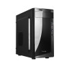 Talius - Caja Micro-ATX Denver - FA 500W - 2x USB 3.0 + Jack 3.5 - Lector de SD y microSD - Negro