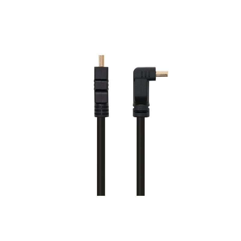 Nanocable - Cable HDMI acodado alta velocidad/hec A/M-A/M 1.8M