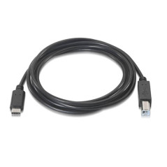 Nanocable - Cable USB 2.0 Impresora 3A USB-C/M-B/M 1M Negro