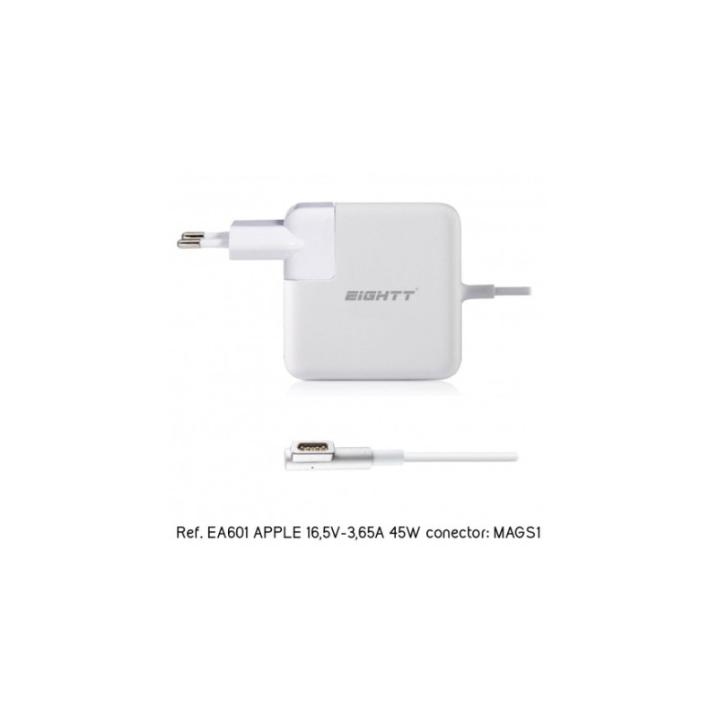 Eightt - Cargador Específico Compatible con APPLE 16,5V-3,65A 60W MAGSAFE1