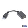 Nanocable - Adaptador Displayport a HDMI DP/M-HDMI/H 15cm negro