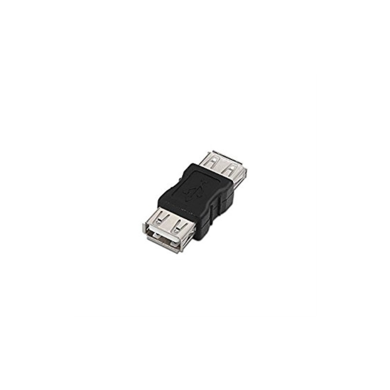 Nanocable - Adaptador USB 2.0 A/H-A/H - Hembra - Hembra - Negro