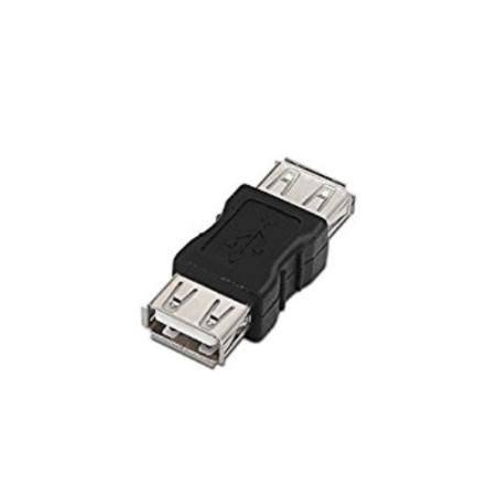 Nanocable - Adaptador USB 2.0 A/H-A/H - Hembra - Hembra - Negro