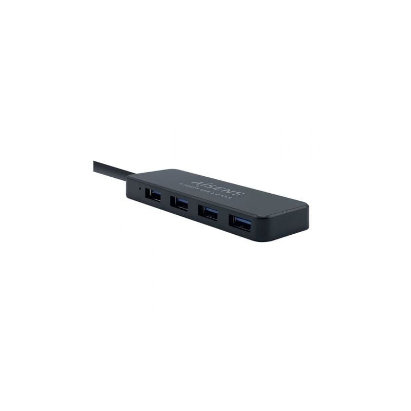 AISENS HUB USB 3.0 TIPO A-M-4XTIPO A-H NEGRO 30CM