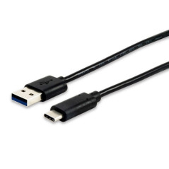 Equip - Cable USB 3.1 Tipo C - Carga 3A y Datos 10Gbps - 1m