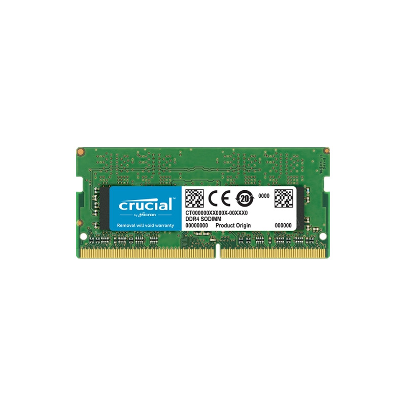 Crucial - DDR4 - 8GB - SO-DIMM de 260 espigas - 2400 MHz / PC4-19200 - CL17 - 1.2 V - sin memoria intermedia - no ECC