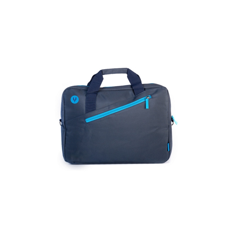 NGS Monray - Maletin Portatil Ginger Blue - Hasta 15.6" - Acolchado - Bolsillo exterior - Azul