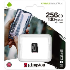 MEMORIA MICRO SD 256GB KINGSTON CLASE 10 SIN ADAPT