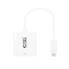 Nanocable - Conversor USB-C/M a HDMI/H - 4K - 15cm - Color Blanco