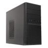 Caja microATX Unykach Dark Shadow Negra - FA 500w - 2x USB 2.0 + 2x USB 3.0 frontales - 2 bahías 5.25" + 1 bahía 3.5