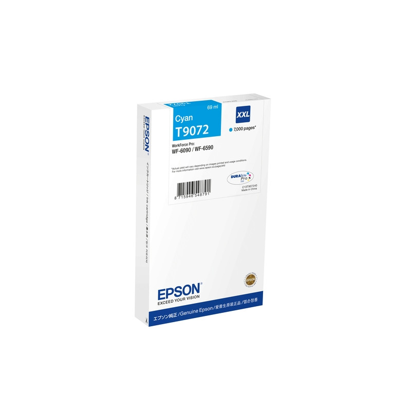 EPSON CARTUCHO WF-6XXX SERIES INK CARTIDGE XXL CYAN 7000