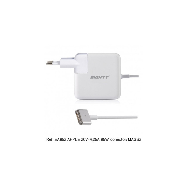 Eightt - Cargador Específico Compatible con APPLE 20V-4,25A 85W MAGSAFE2