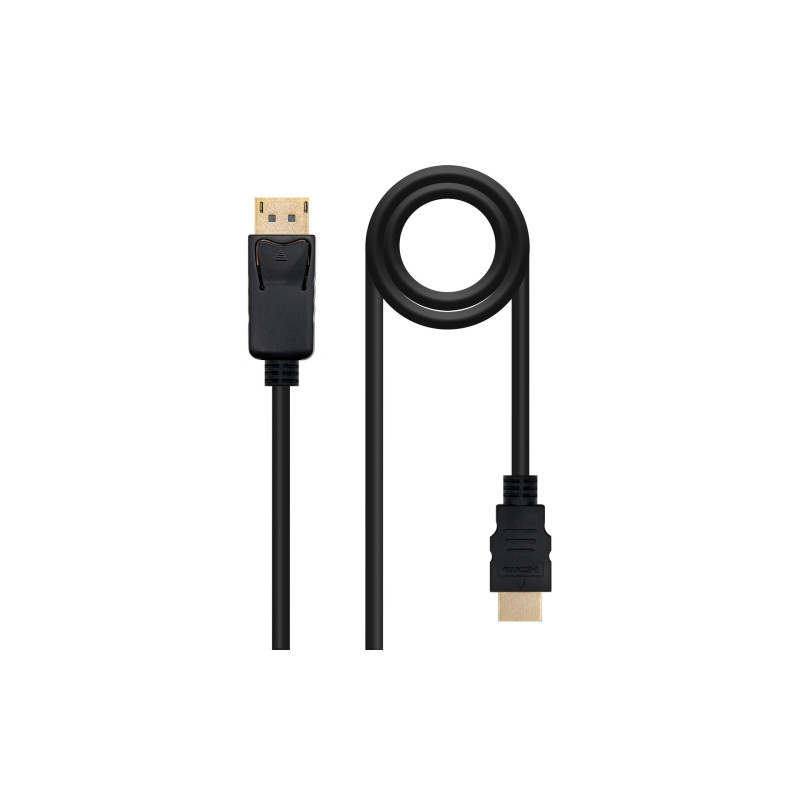 Nanocable - Cable DisplayPort/M aHDMI/M - Negro - Longitud 2.0 m