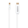 Nanocable - Cable Mini DisplayPort/M a HDMI/M - Blanco - Longitud 5.0 m