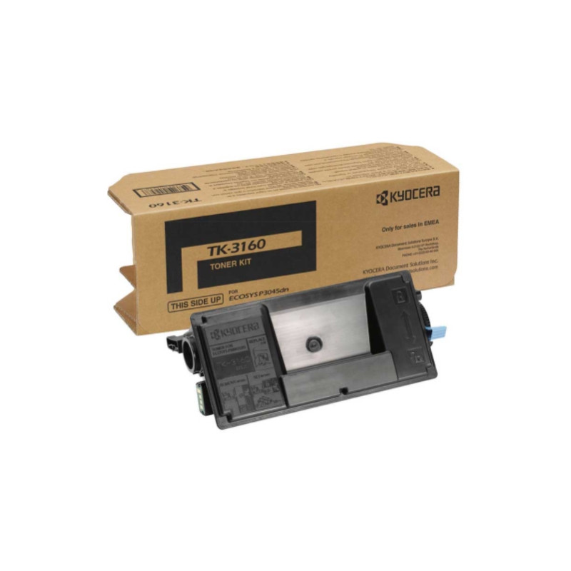 KYOCERA ECOSYS P3045 TONER NEGRO TK3160 12.500 PAGINAS