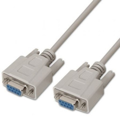 CABLE SERIE RS232 AISENS A112-0066- DB9 HEMBRA - D