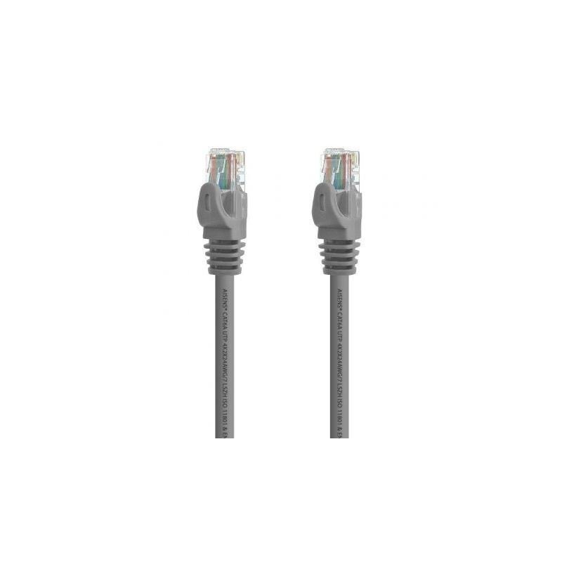 AISENS LATIGUILLO RJ45 CAT.6A UTP GRIS 2.0M