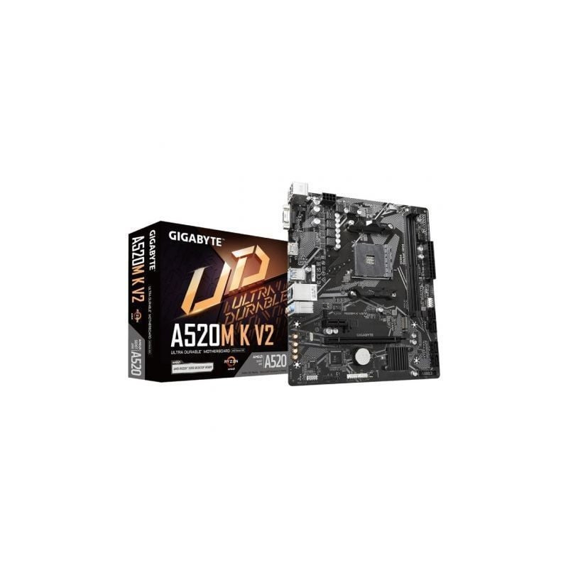 PLACA BASE GIGABYTE A520M K V2 SOCKET AM4- MICRO ATX