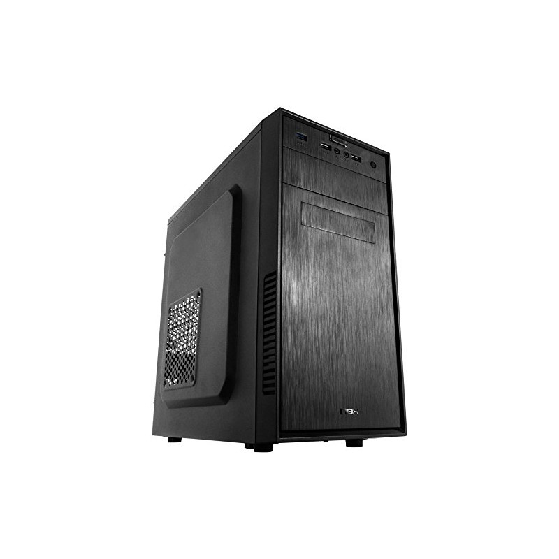 Caja microATX NOX Forte Negra 1 x USB 3.0 - 2 x USB 2.0 - sin fuente