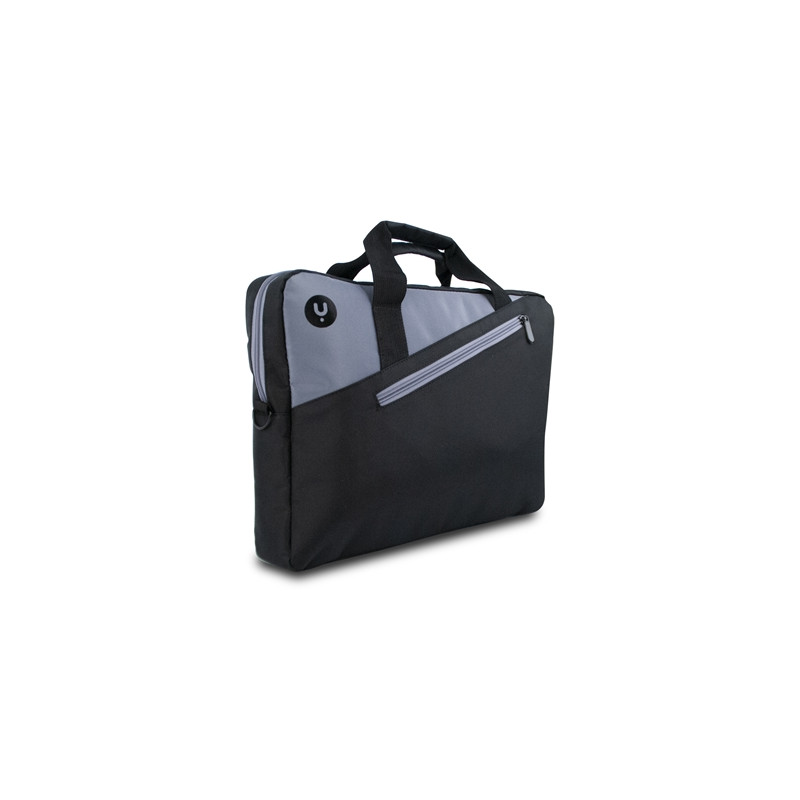 NGS - Maletín para portátil de 14" - Bolsillo exterior - Negro