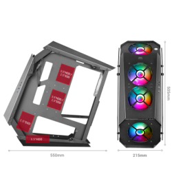 CAJA ATX MARS GAMING MC51 RGB NEGRA