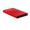 TooQ - Caja Externa TooQ TQE-2527R - 2,5" - 9,5 mm - SATA USB 3.0/3.1 - GEN1 - Roja