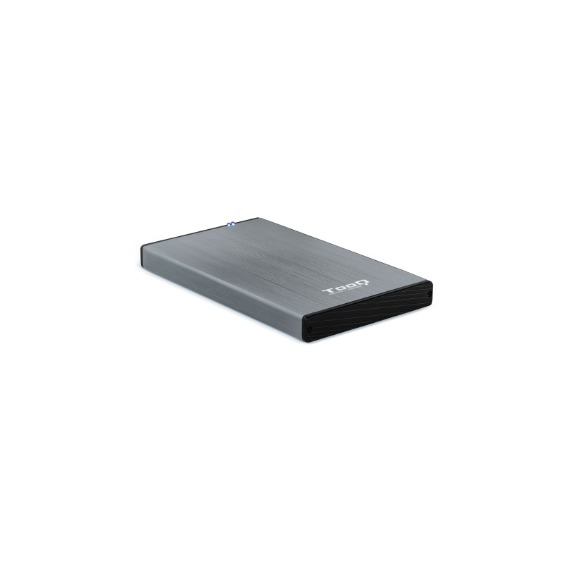 TooQ - Caja Externa TooQ TQE-2527G - 2,5" - 9,5 mm - SATA USB 3.0/3.1 - GEN1 - Gris