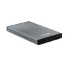 TooQ - Caja Externa TooQ TQE-2527G - 2,5" - 9,5 mm - SATA USB 3.0/3.1 - GEN1 - Gris