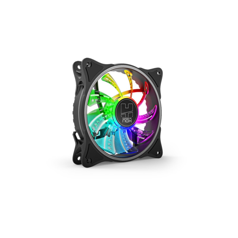 Nox Hummer A-FAN - Ventilador ARGB - Iluminación interior - 120 mm - Compatible con Hummer conexión 3 pines