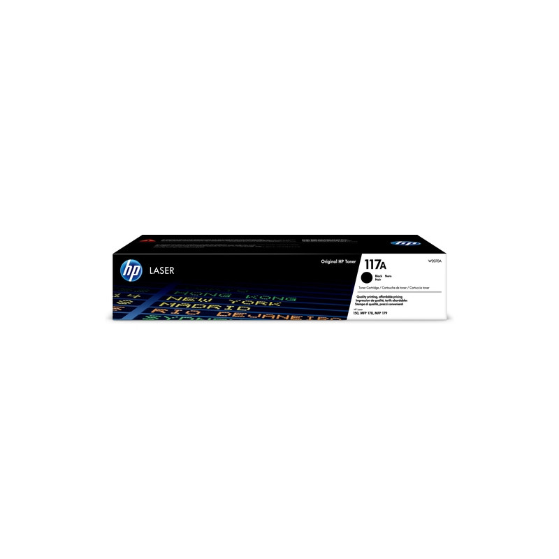 HP tóner 117A negro 150A/MFP178/179Fnw 1.000pag. (W2070A)