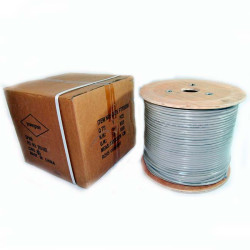 PG BOBINA DE CABLE UTP DE CAT6 TIPO LSZH DE COLOR