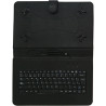 Talius - Funda para tablet 10.1" con teclado - USB Tipo-C y micro USB - Negro