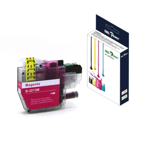 INK-POWER CARTUCHO COMP. BROTHER MAGENTA LC3213M/LC3211M 400 PAGINAS