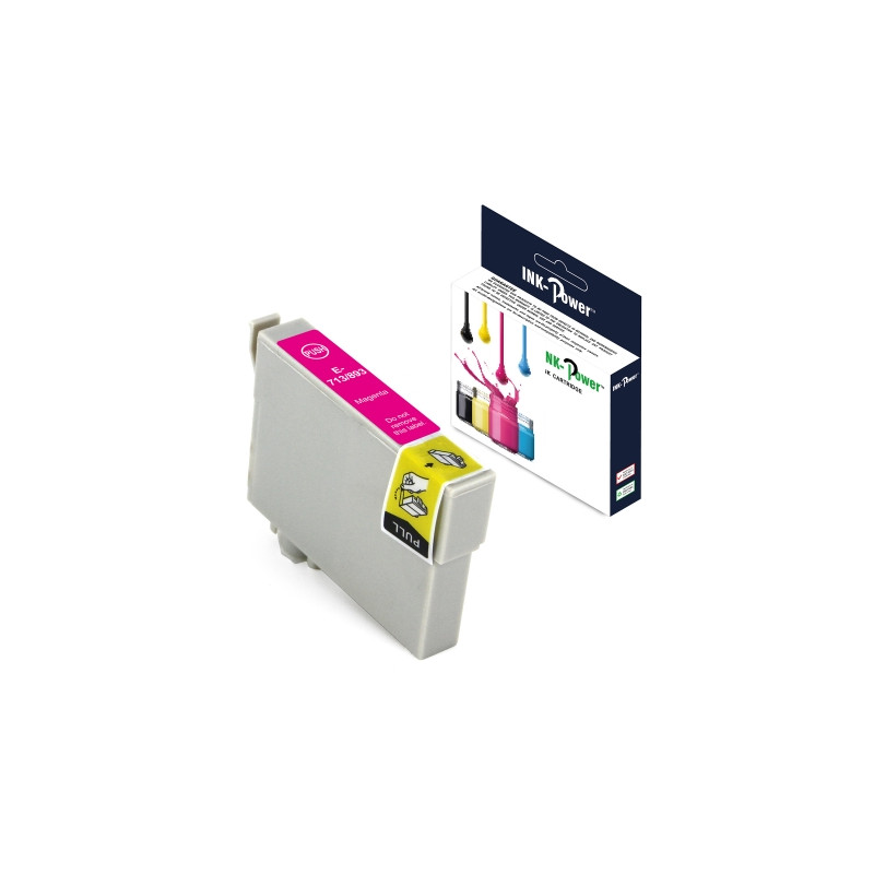 INK-POWER CARTUCHO COMP. EPSON T0713/893 MAGENTA C13T07134010/C13T08934010 13 ML