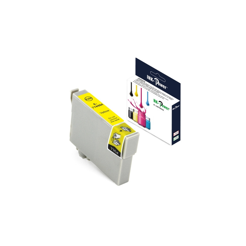 INK-POWER CARTUCHO COMP. EPSON T0714/894 AMARILLO C13T07144010/C13T08944010 13 ML