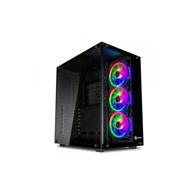 Talius Cronos - ATX - Black RGB Cristal Templado USB 3.0