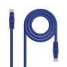 Nanocable - Cable de red latiguillo RJ45 LSZH Cat.6A UTP AWG24 - Azul - 0.5m