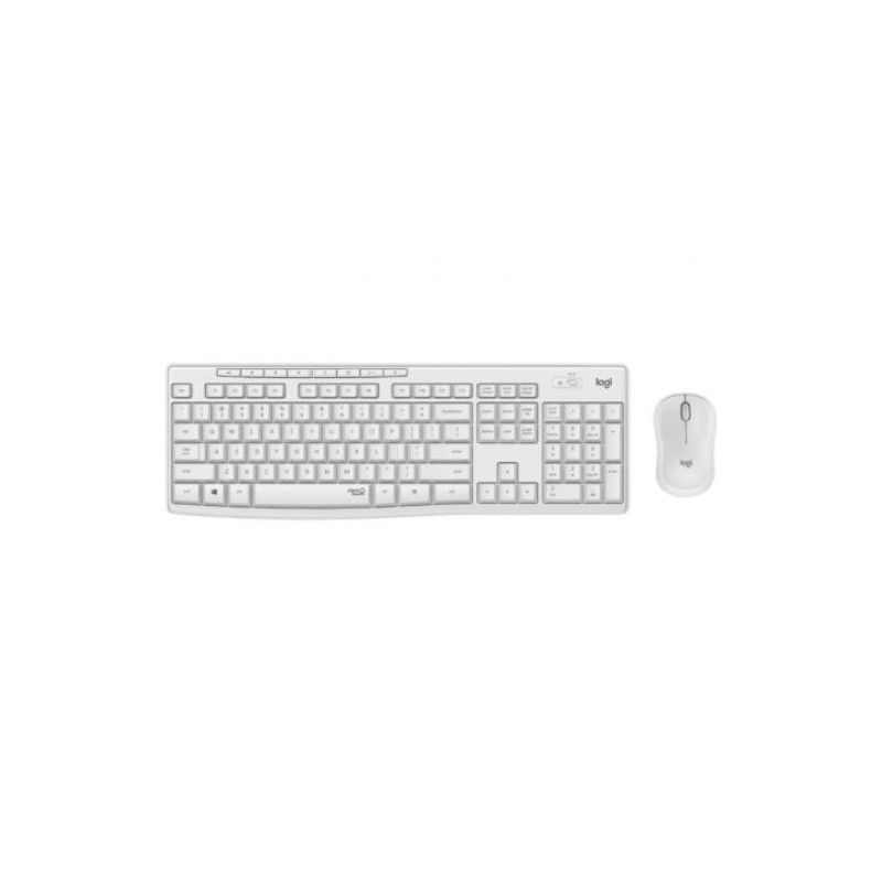 Logitech - Combo teclado y Ratón Inalámcrico Silent Touch MK295 - Blanco