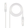 Nanocable - Cable red latiguillo cat.6 utp awg24 blanco 30 cm