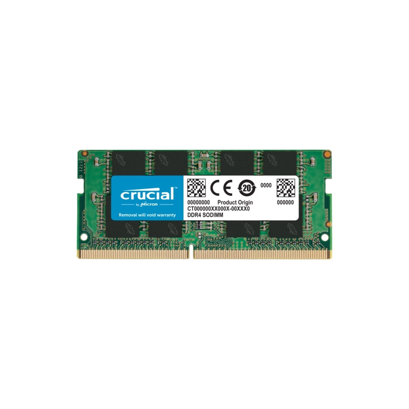 Crucial - DDR4 - 8GB - SO-DIMM de 260 espigas - 3200 Mhz / PC4-25600 - 1.2 V - sin memoria intermedia